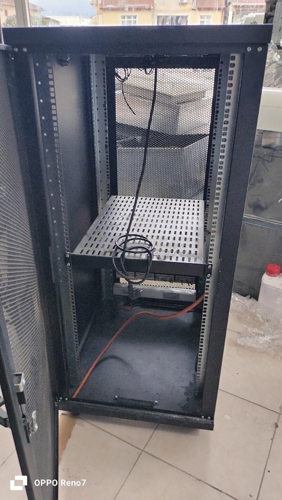 DEKOR BÜRO MOBİLYALARI 60X80X133 FANLI RACK KABİN İKİNCİ EL - 2
