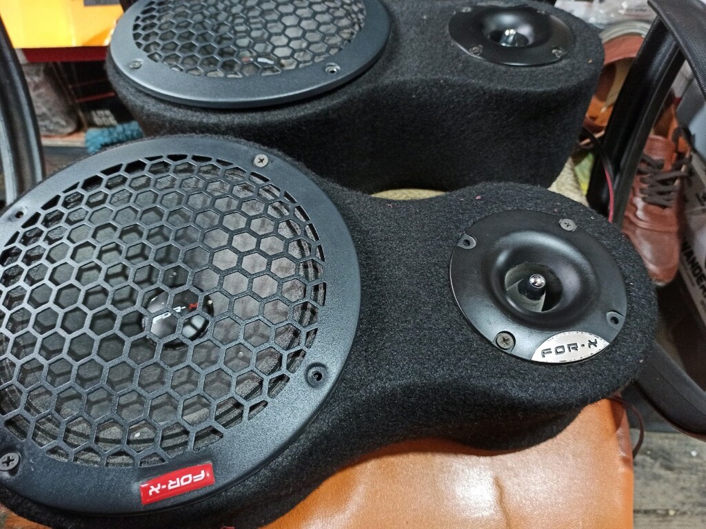 iki adet forx 20cm midrençler iki adet Forx dome tiveter iki adet yüks - 7