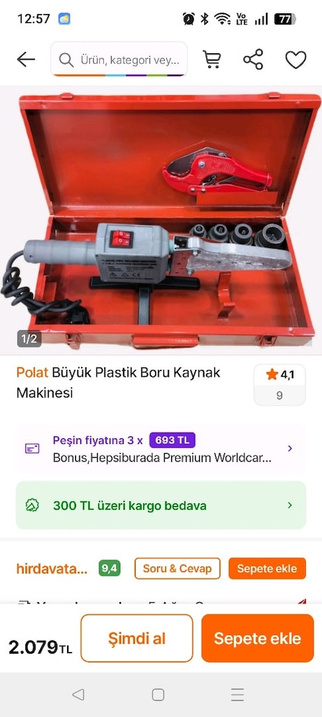 plastik boru kaynak makinası - 3