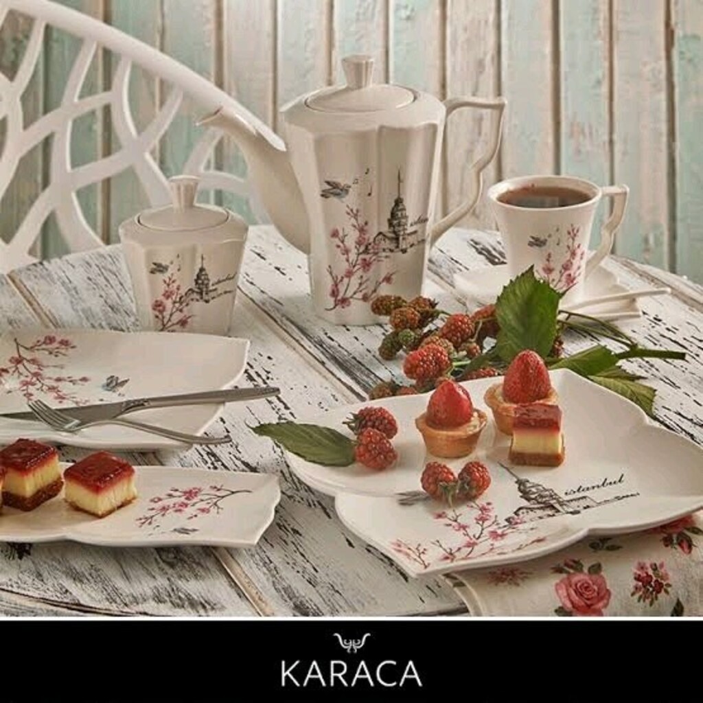 Karaca kızkulesi kahvaltı takımı - 2