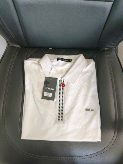 XXL BEYAZ KİTON POLO YAKA FERMUARLI T SHIRT!