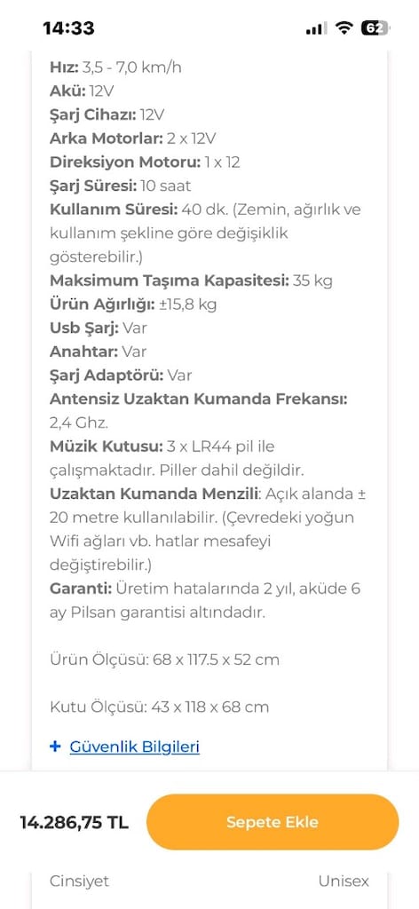 Bahçelievlere Pilsan Akülü Araba(Sıfır) - 5