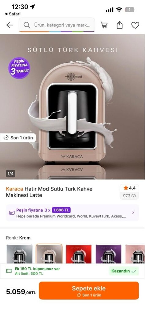 hatır mod Türk kahve makinesi - 5