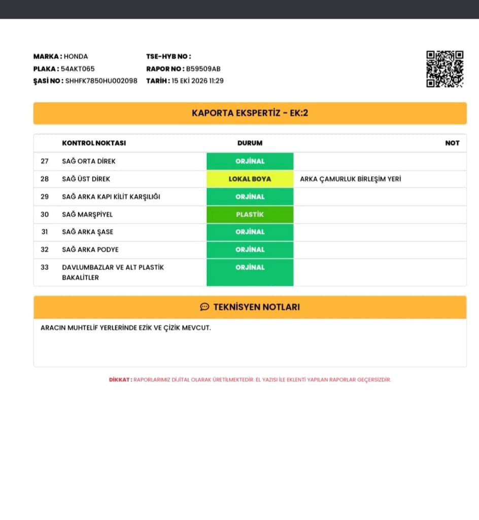 Honda Civic 1.5 Turbo Vtech Cvt 182 hp Benzin Otomatik - 11