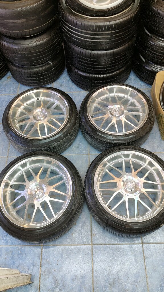 17 inç 4*100 4*108 bbs re jant lastik sıfır gibi jantlar takas var - 2