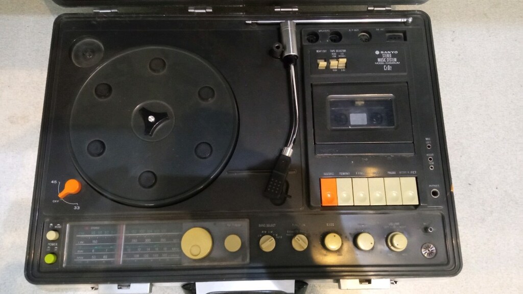 sanyo Çanta pikap radyo teyp - 2