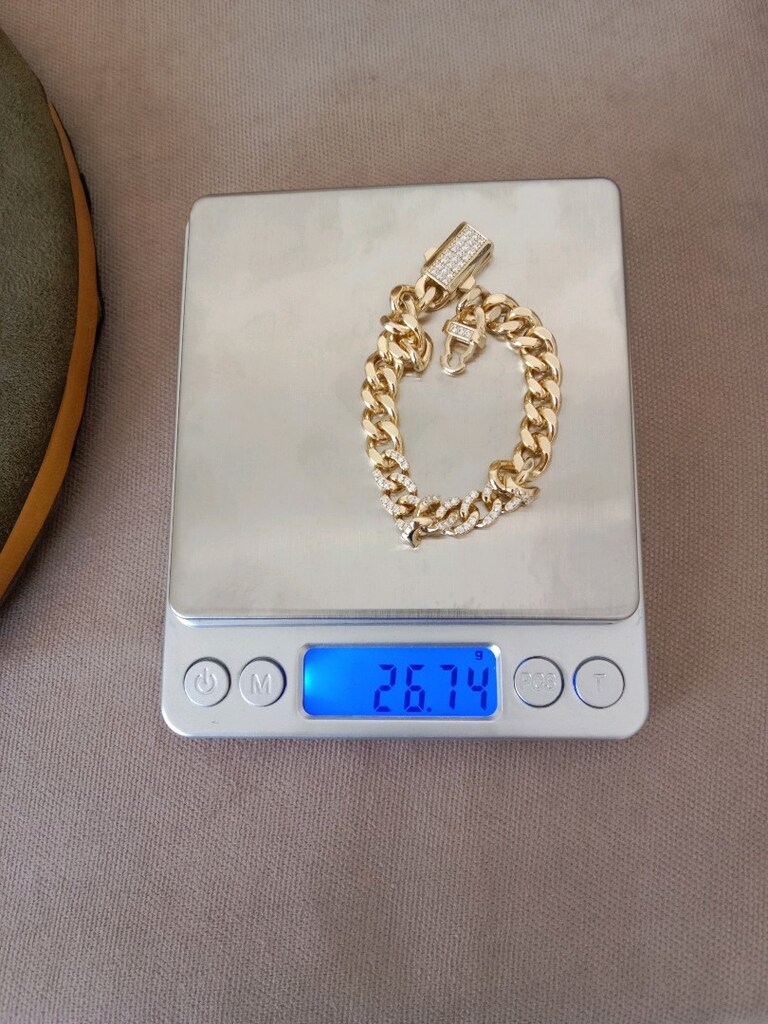 14 K kuyumcu işçiliği xupıng marka bileklikler - 4