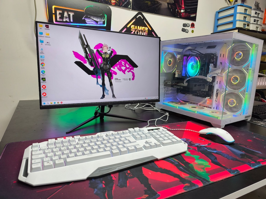 DDR5 SETUP RYZEN 5 7600X-16GB-1 TB-RT 3060 12 GB-24 İnc 240Hz Monitör - 3