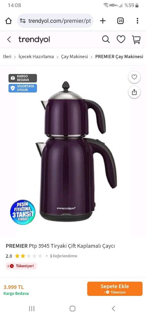 premier çay makinesi - 3
