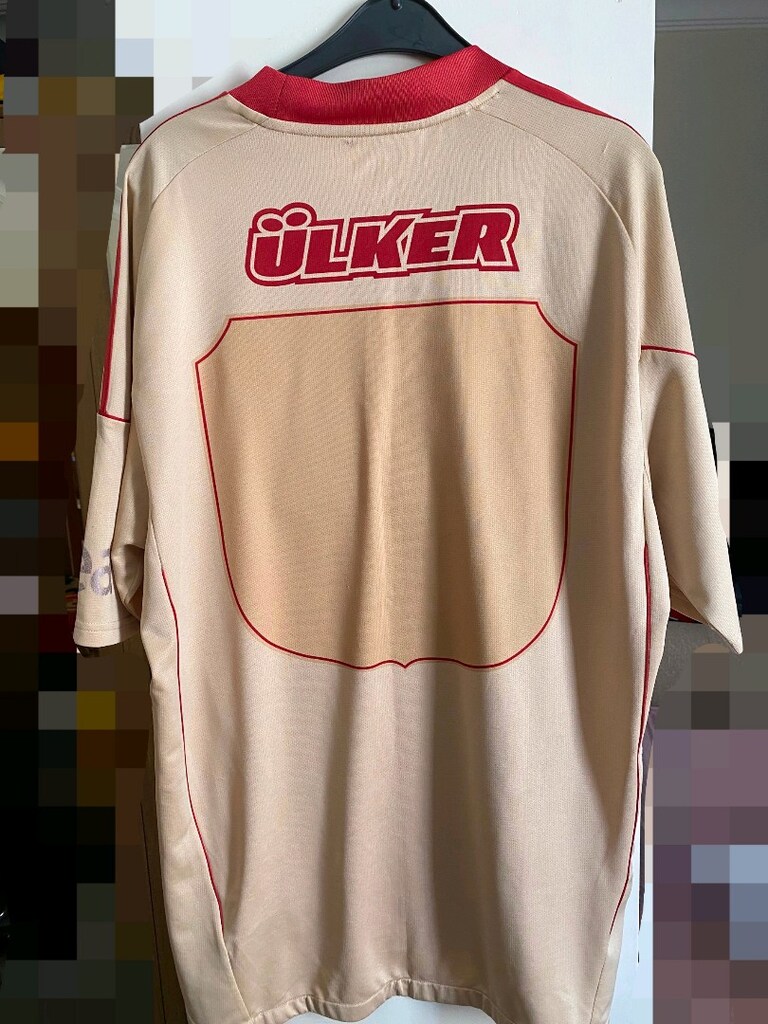 Orijinal Adidas Galatasaray 2010-2011 Sezonu Krem Aslanlı Forma - 2