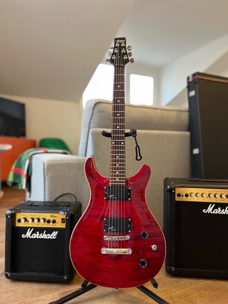 KOREA ACEPRO EMG PICKUP ELEKTRO GİTAR, SET THRU NECK, MAUN GÖVDE - 2