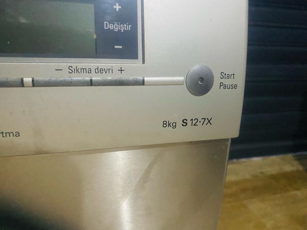 siemens marka 8kg yıkqmalı dijital ekran inoks - 6