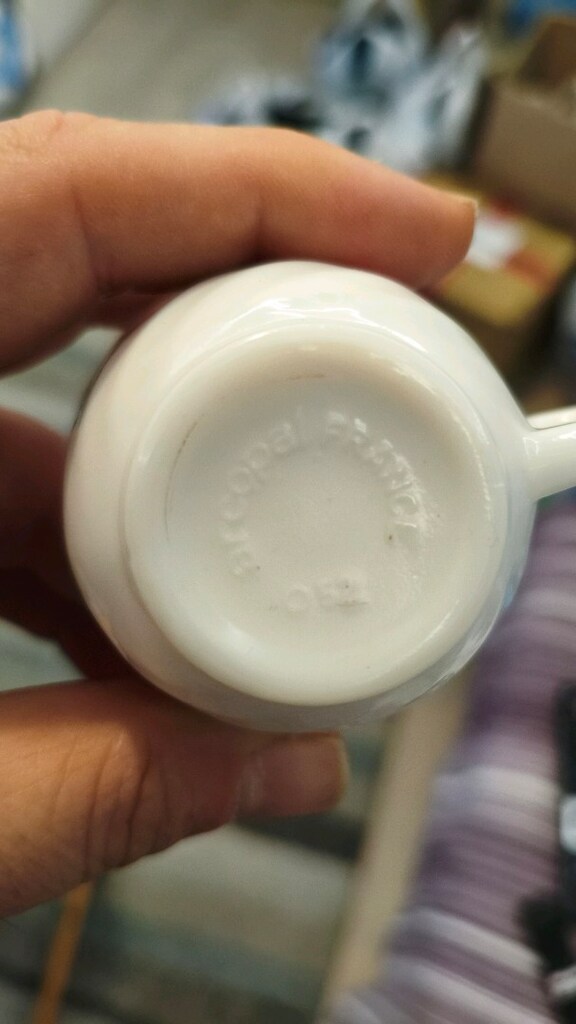 Vintage Arcopal France Türk kahvesi fincanı seti - 2