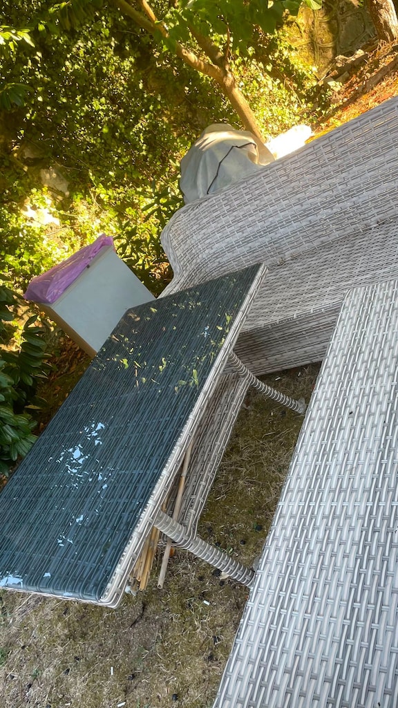 AZ KULLANILMIŞ RATTAN KÖŞE BAHÇE MOBİLYASI - 3