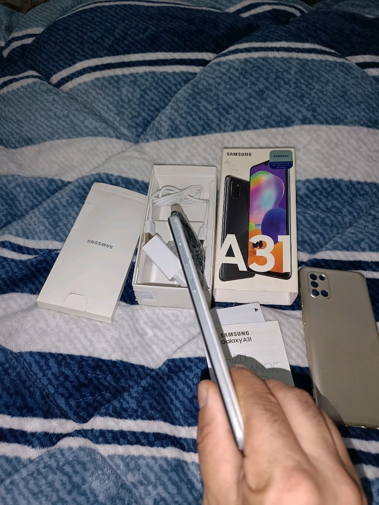 Samsung a31 128gb hafıza 4gb ram yurtiçi cihazı ciftsimli orjinal - 13