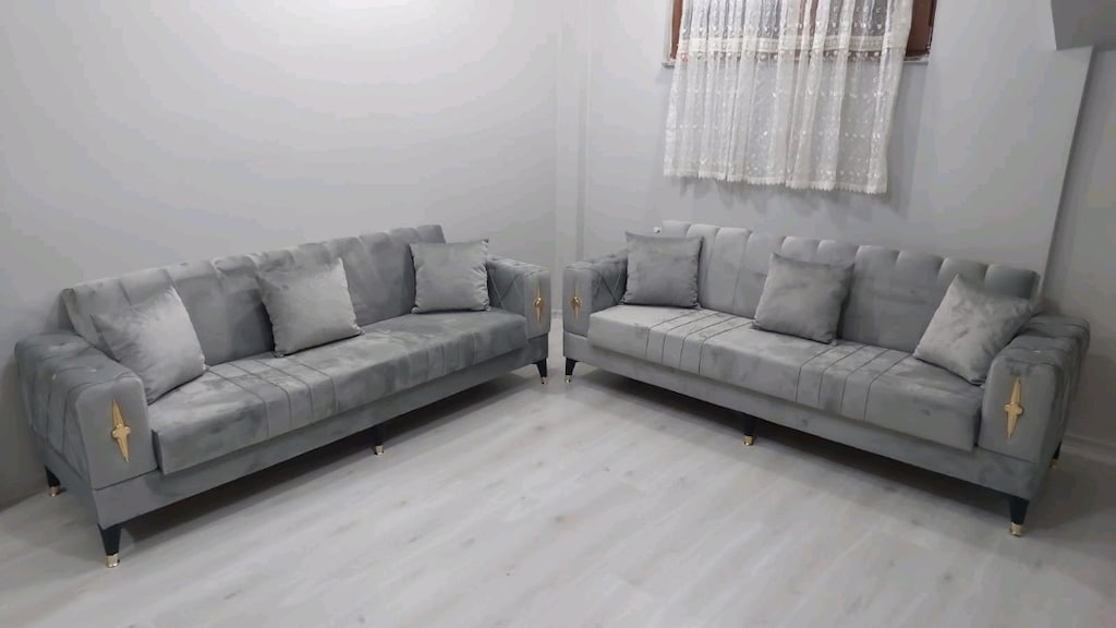 SIFIR SALON TAKIMI 3+3+1+1 İMALATTAN KOLTUK TAKIMI KAPIDA ÖDEME - 3