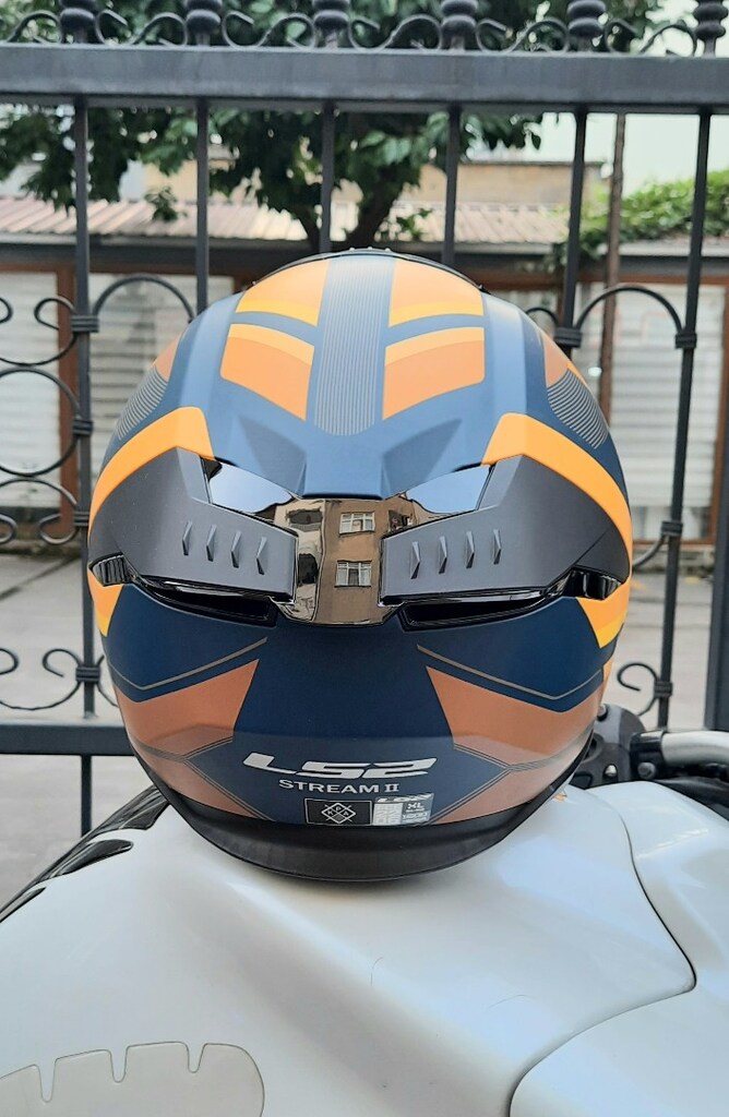 LS2 STREAM 2 GÖZLÜKLÜ FUL MOTOR KASK =XL= - 9