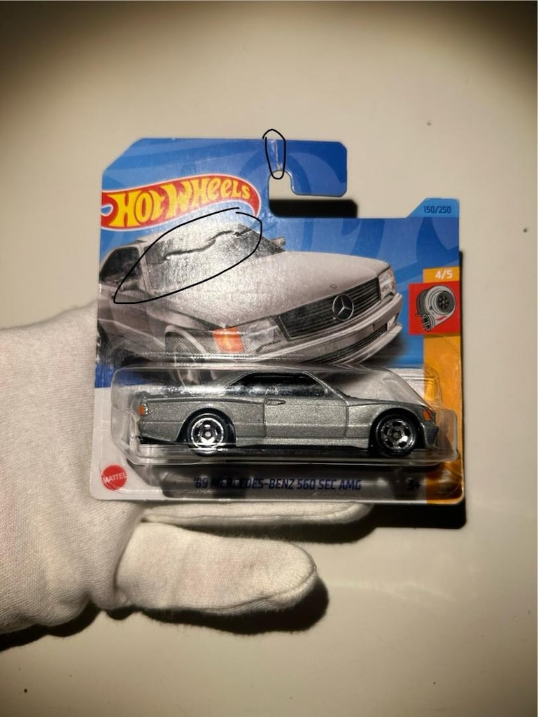 Hot Wheels Mercedes 560 SEC AMG - 3