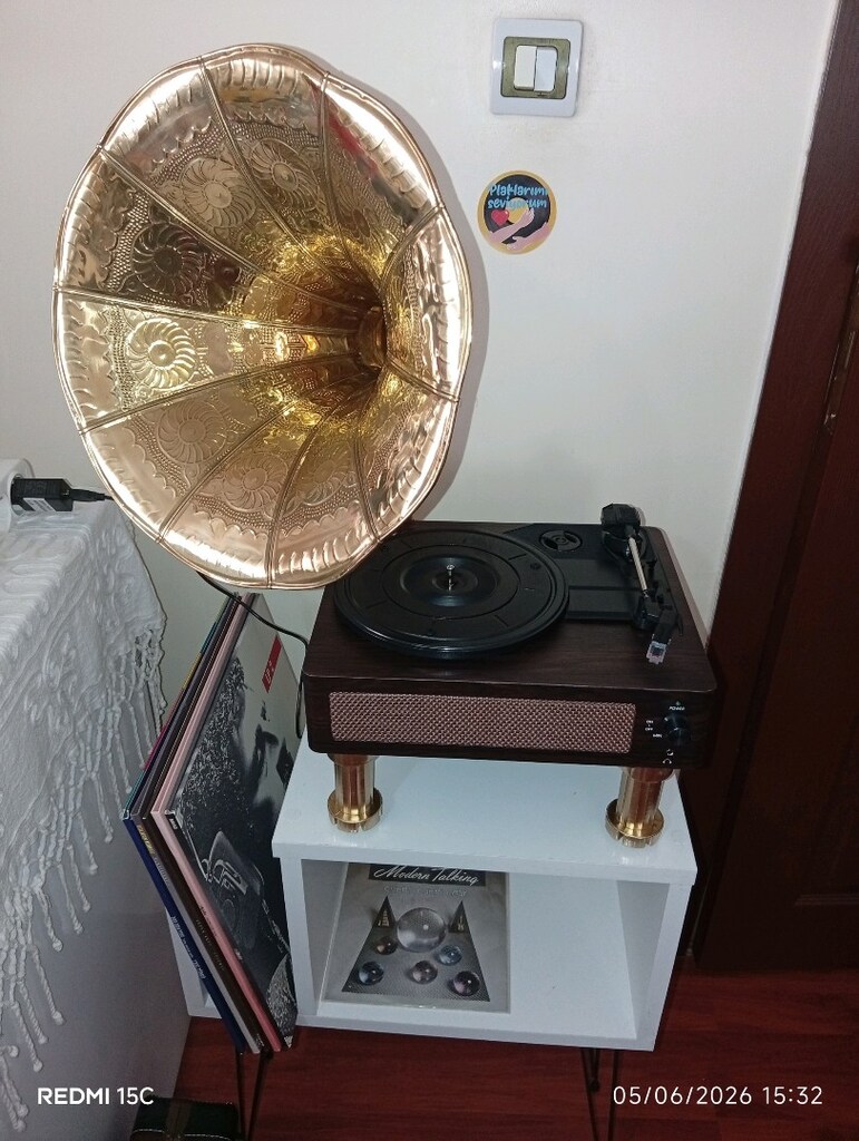 GRAMOFON PİKAP SIFIR ÜRÜN FULL ÖZELLİKLİ - 5