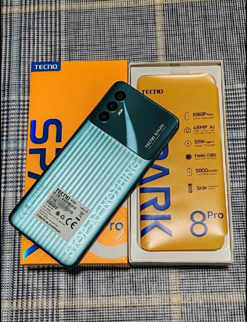 TAKAS OLUR YURTİÇİ ÇİFT HATLI 4+3GB RAM 128GB TECNO SPARK 8 PRO - 5