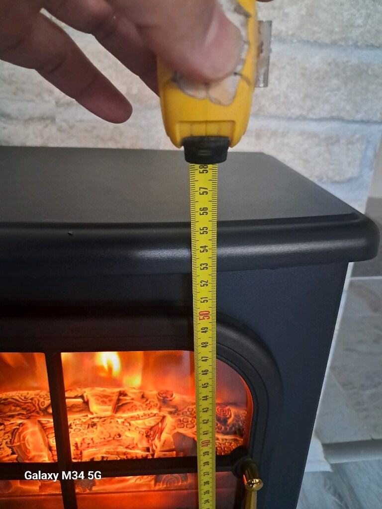 Temiz Elektrikli ısıtıcılı şömine - 7