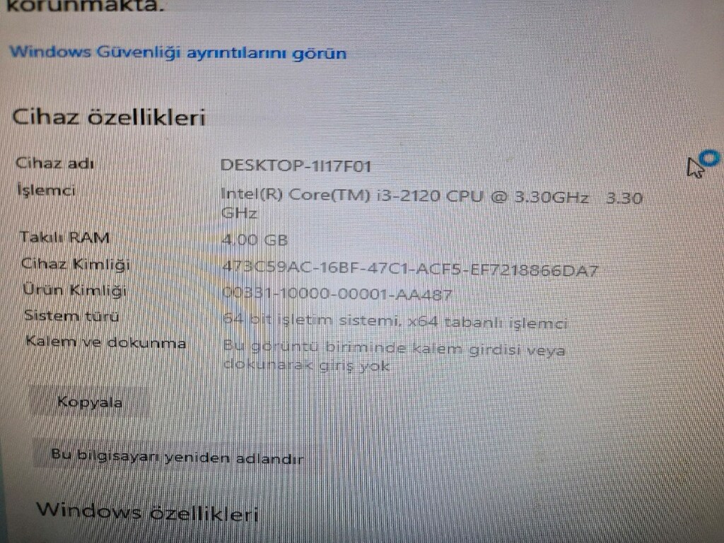 Hp Masaüstü Bilgisayar - 4