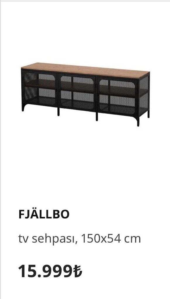 Ikea Fjallbo 150x54 TV Sehpası - 5