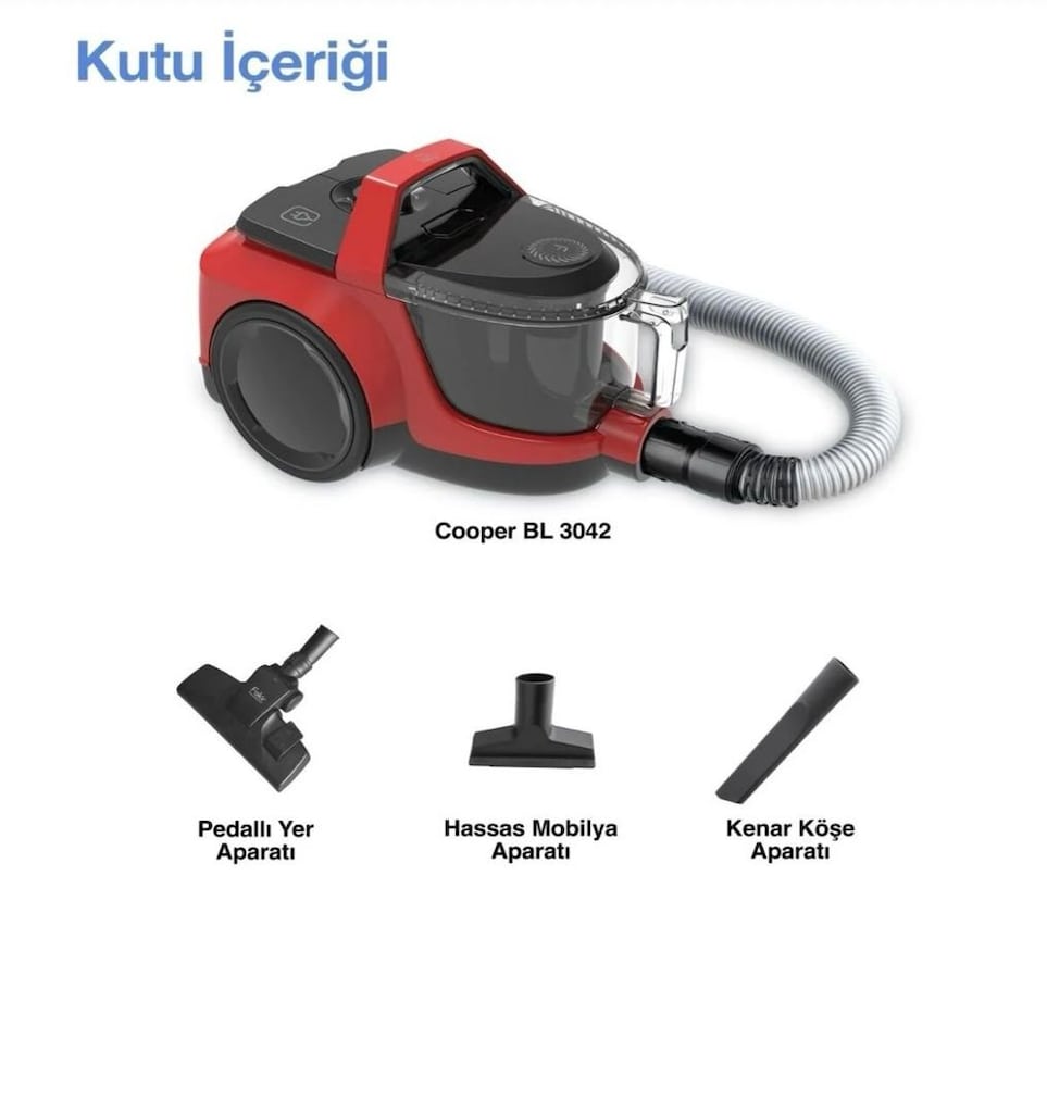 fakir cooper elektrikli süpürge - 5