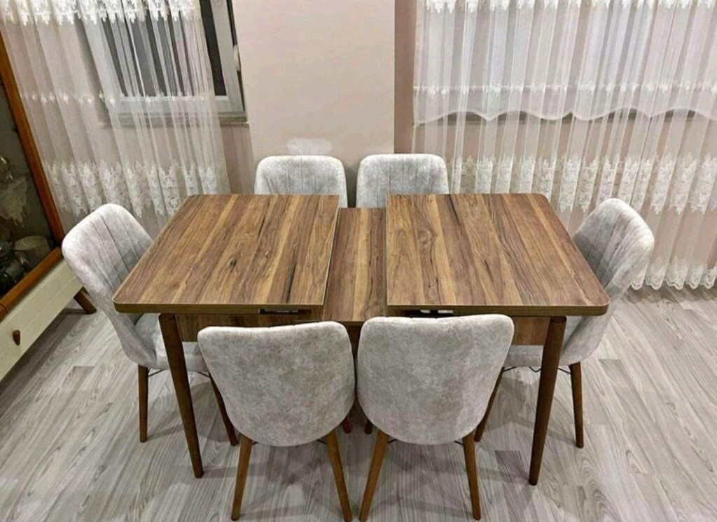 6 kişilik masa sandalye - 5