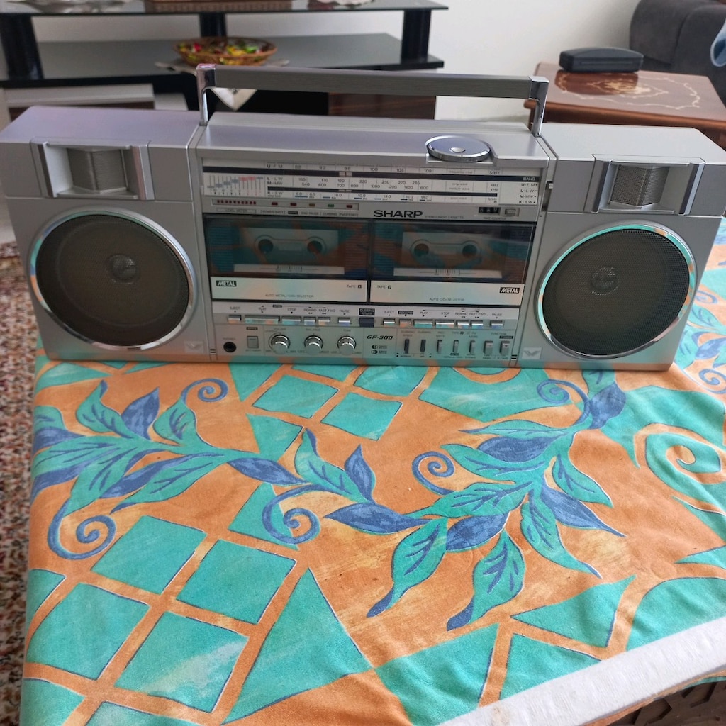 şharp gf 500 kaset radyo çalar - 9