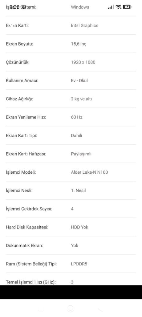GARANTİLİ TAM TAKIM LENOVO LAPTOP - 7