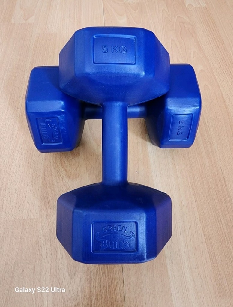 YENİ !!! 5 kg Dambıl seti ( 2 adet toplam 10 kg.)