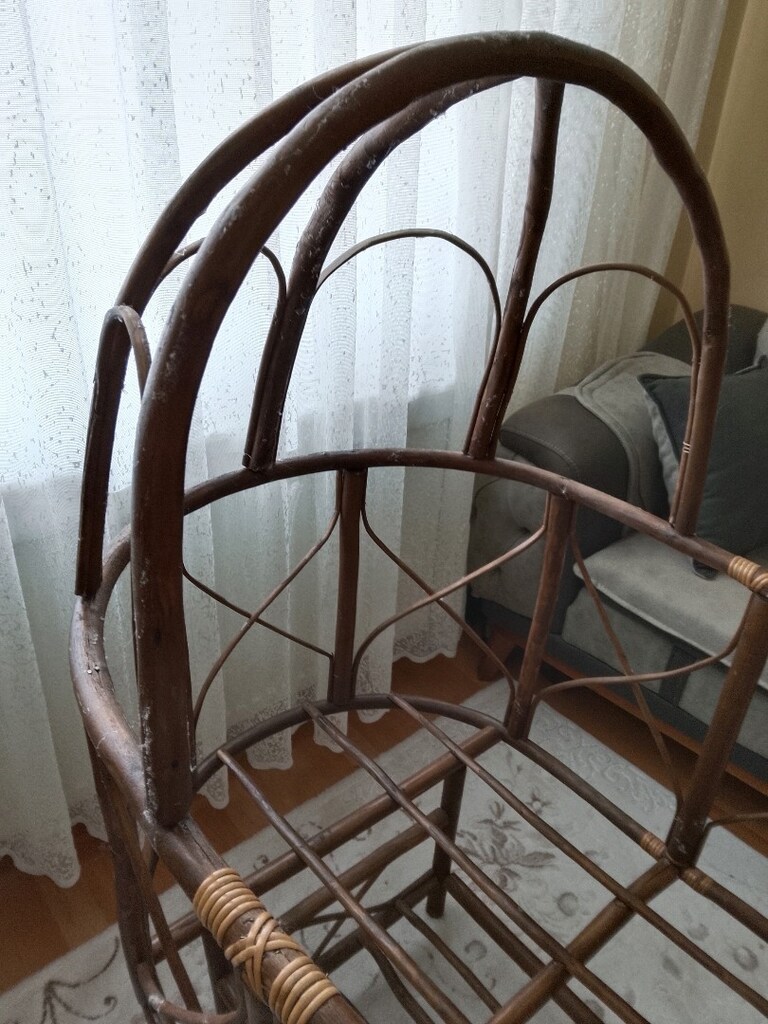 Vintage bambu beşik - 3