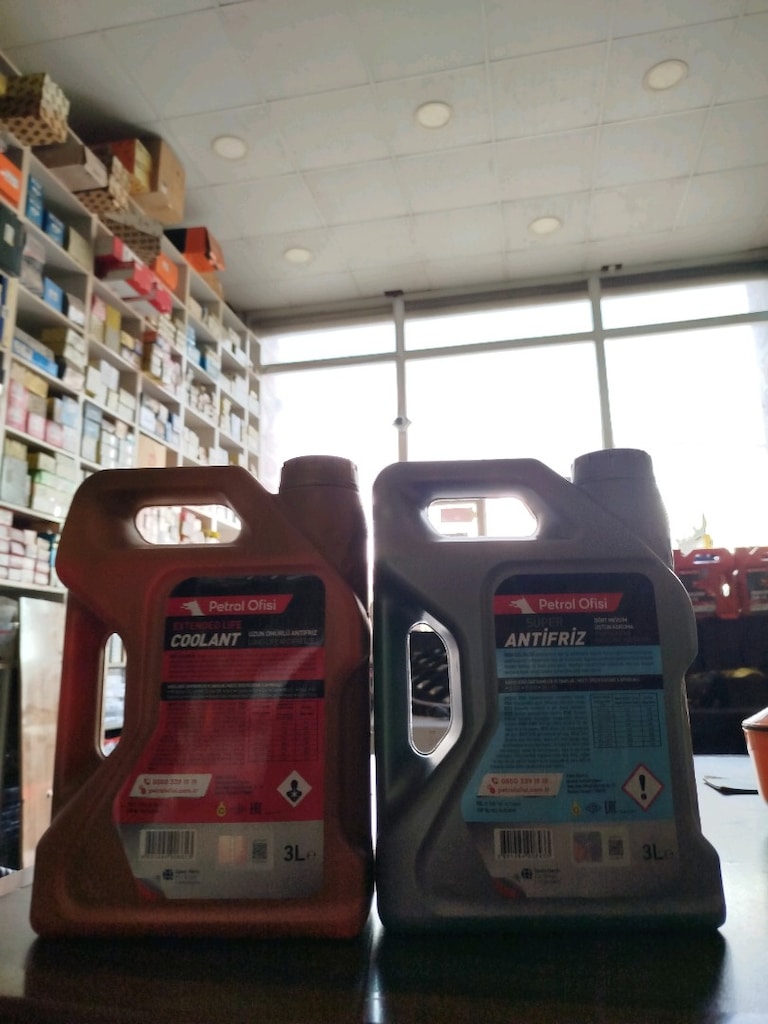PETROL OFİSİ ORJİNAL KIRMIZI MAVİ ANTİFİRİZ - 5
