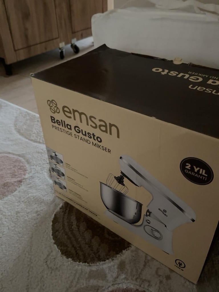 SIFIR EMSAN BELLA GUSTO PRESTIGE 1500W STAND MİKSER – 2 YIL GARANTİ - 3