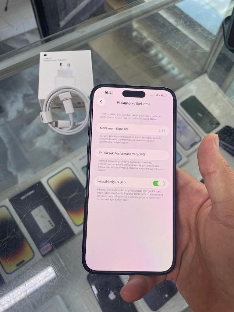 MÜHENDİSCELLDEN YURTİÇİ İPHONE 14 PRO MAX PİL %85 ORJİNAL TR - 10