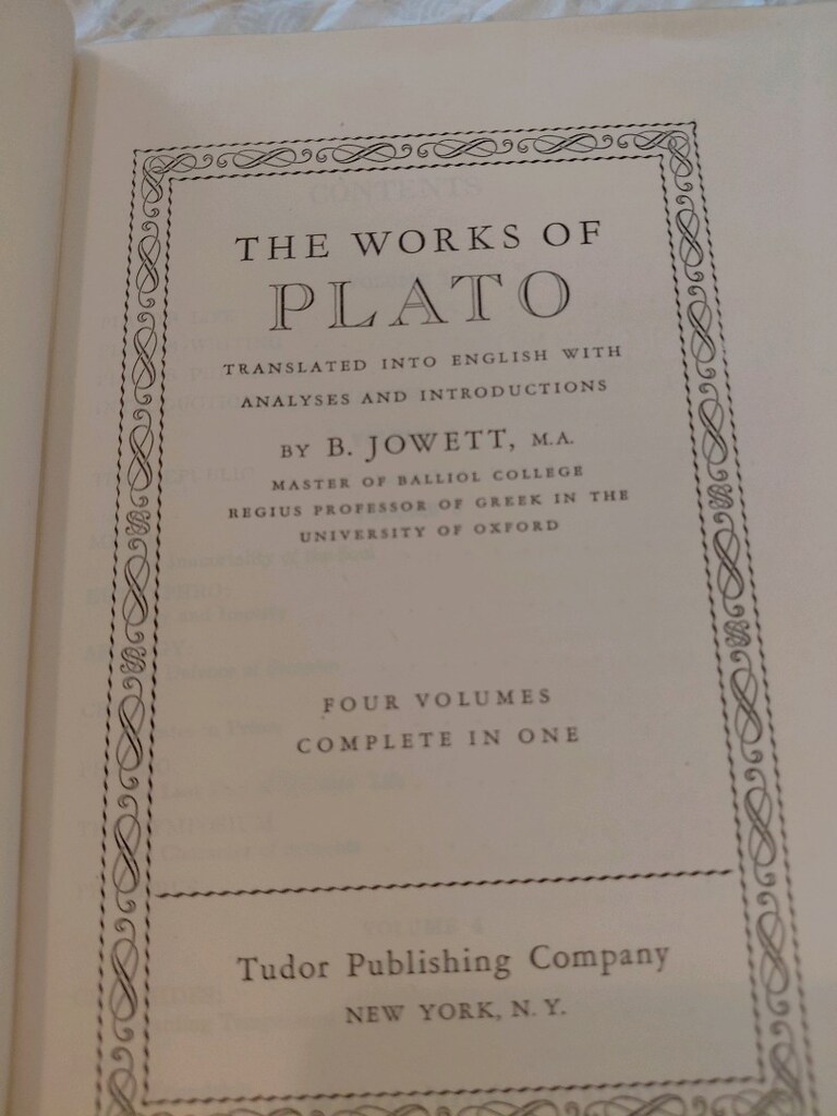 Works of Plato, jowett translation - 3