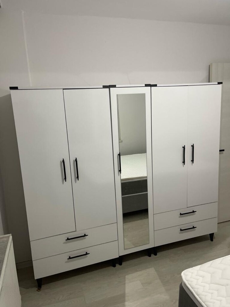 beş kapaklı elbise dolabı sıfır - 2