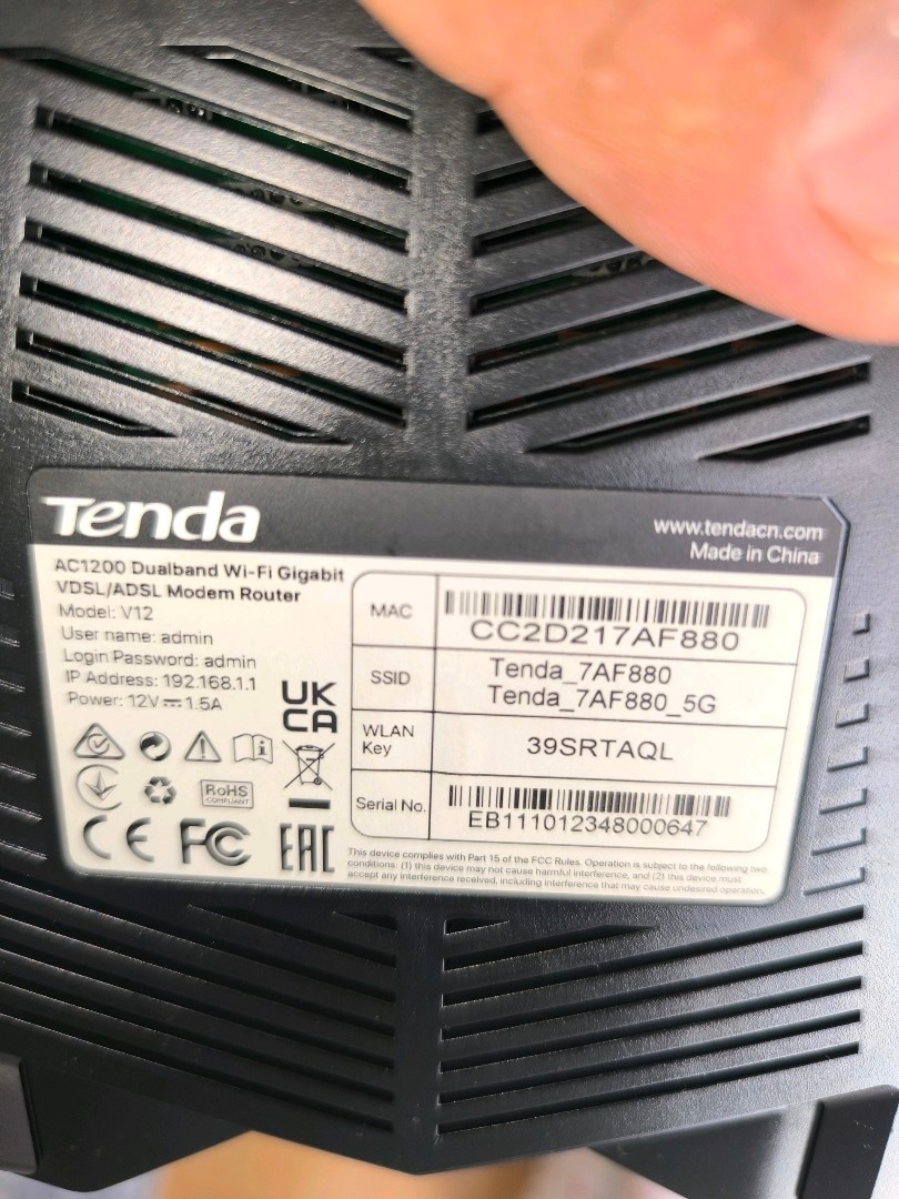 TENDAAC1200 GİGABİT VDSL2 İNTERNET MODEM - 2