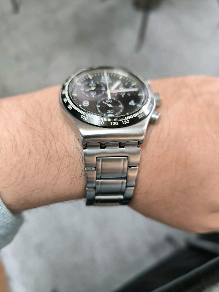 Swatch erkek saat night flight - 6