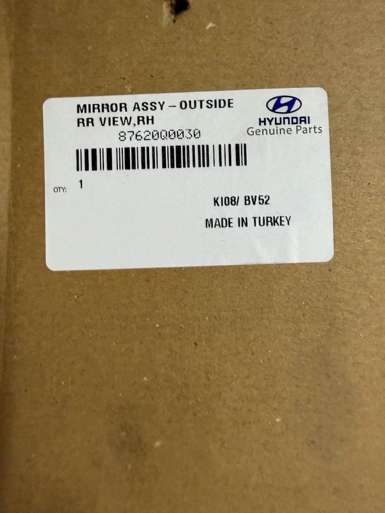 Hyundai İ20 bayon sağ dış ayna elek katlanır sıfır orjinal -87620Q0030 - 9