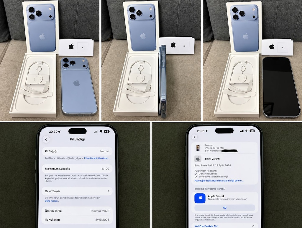 TR İPhone 18 Pro Max 256 GB Yurt içi 24 Ay Garantili Sıfır - 2