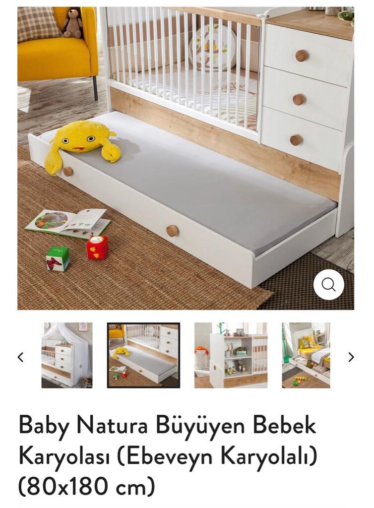 çilek baby nature karyola - 5
