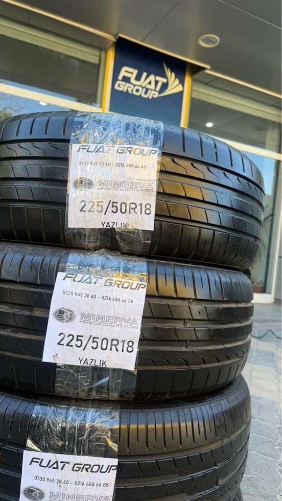 225 50 18 MİNEVRA YAZ LASTİĞİ ÇOK İYİ DURUMDA - 2