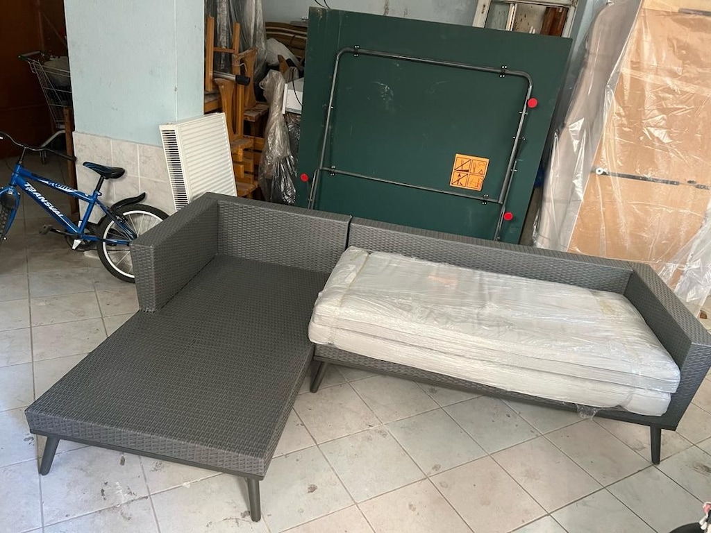 ÇOK TEMİZ IKEA MARKA SUYA DAYANIKLI KÖŞELİ BAHÇE TAKIMI - 9