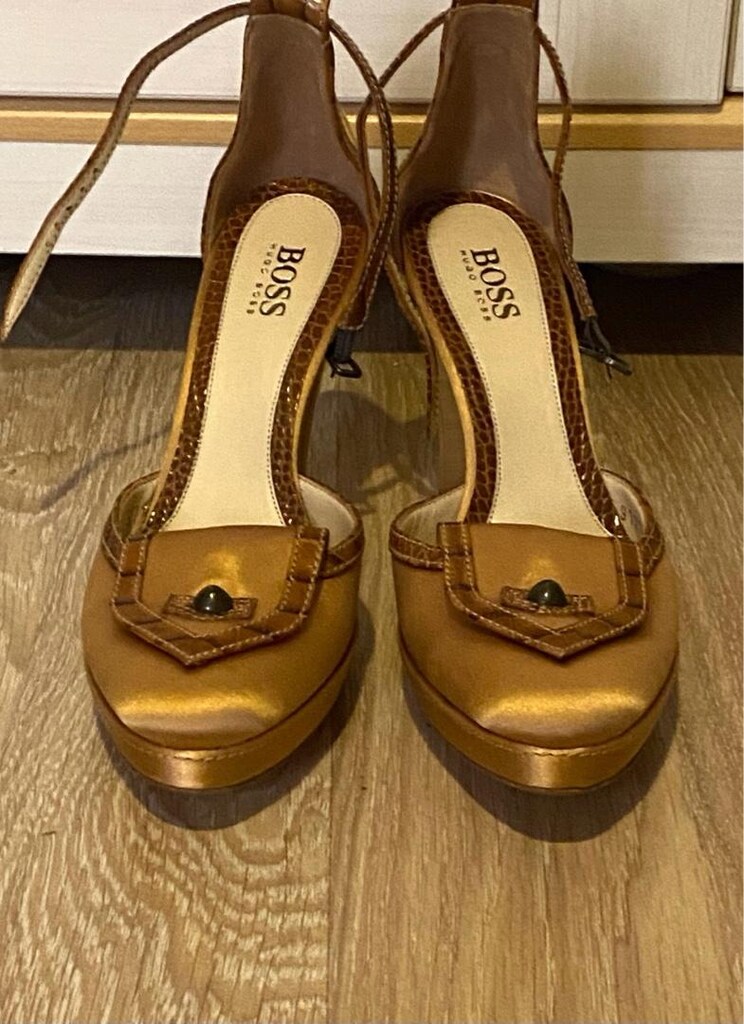 Orjinal HUGO BOSS Topuklu Deri Ayakkabı - 13