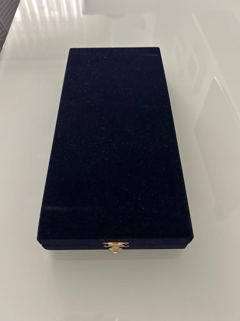 el yapımı kadife kutulu plaket - 2