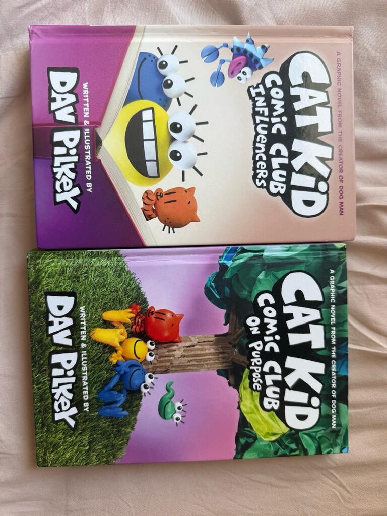 Cat Kid Comic Club İngilizce Ciltli Kitap Seti + Ek Kitaplar (Dav Pilk - 3