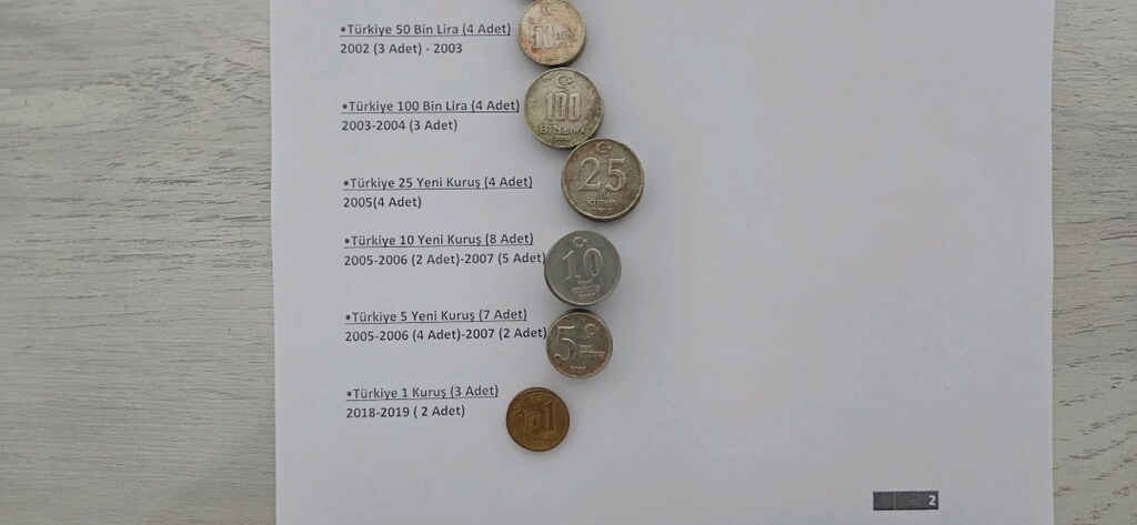 105 Adet Türkiye Eski Madeni Para Koleksiyonu – 1961-2019 - 6