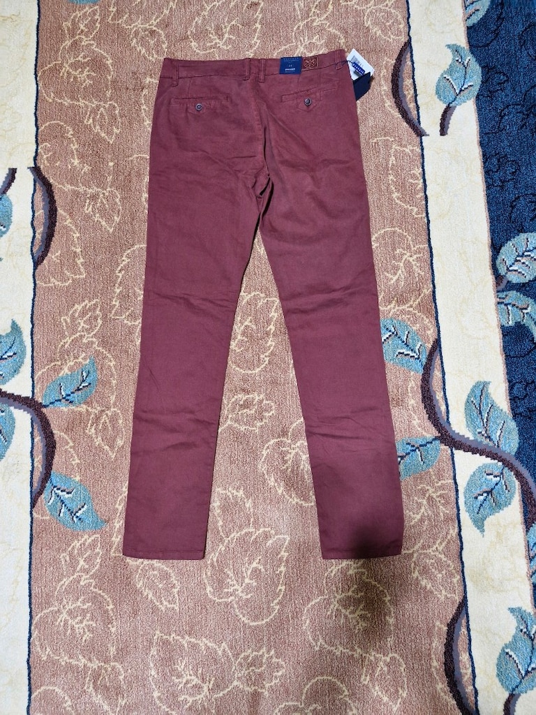 Barbosa 34/52 Beden Bordo Slim Fit Erkek Pantolon – Etiketli - 7
